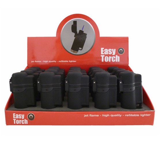 blaas gat Recensie Downtown Easy Rubber Torch aansteker/brander met stormvlam